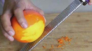 Zesting an Orange